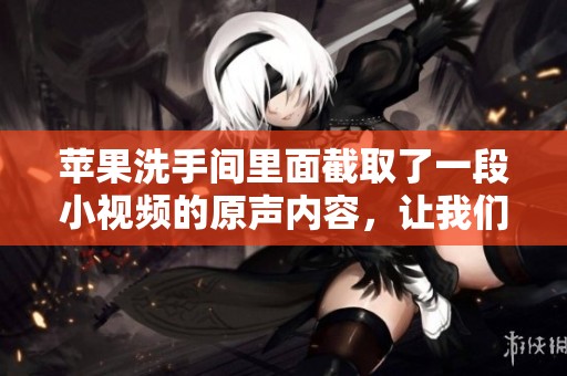 苹果洗手间里面截取了一段小视频的原声内容，让我们一起来看看吧