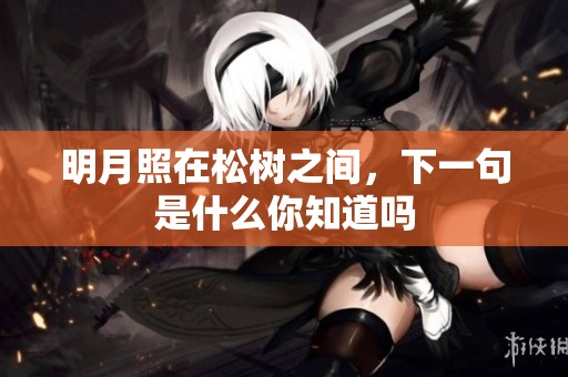 明月照在松树之间，下一句是什么你知道吗