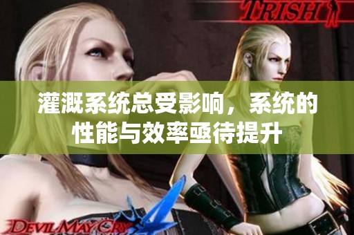 灌溉系统总受影响，系统的性能与效率亟待提升