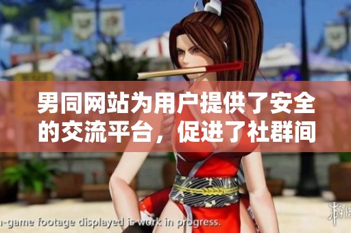 男同网站为用户提供了安全的交流平台，促进了社群间的互动与了解