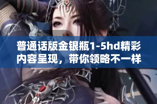 普通话版金银瓶1-5hd精彩内容呈现，带你领略不一样的故事魅力