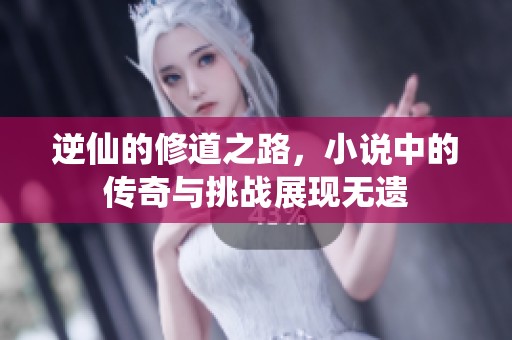 逆仙的修道之路，小说中的传奇与挑战展现无遗
