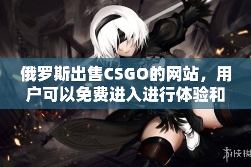 俄罗斯出售CSGO的网站，用户可以免费进入进行体验和购买