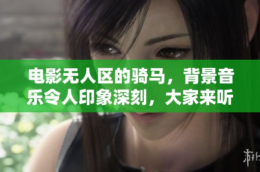 电影无人区的骑马，背景音乐令人印象深刻，大家来听听吧