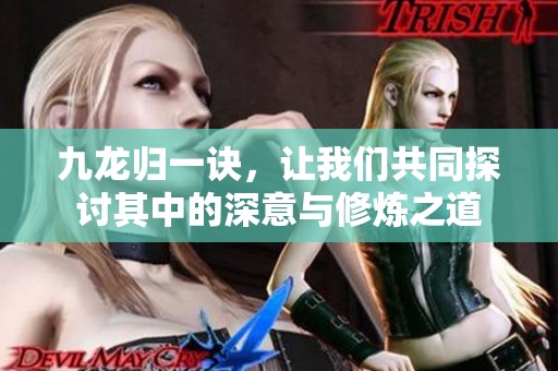 九龙归一诀，让我们共同探讨其中的深意与修炼之道
