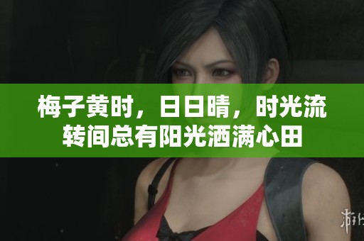梅子黄时，**晴，时光流转间总有阳光洒满心田